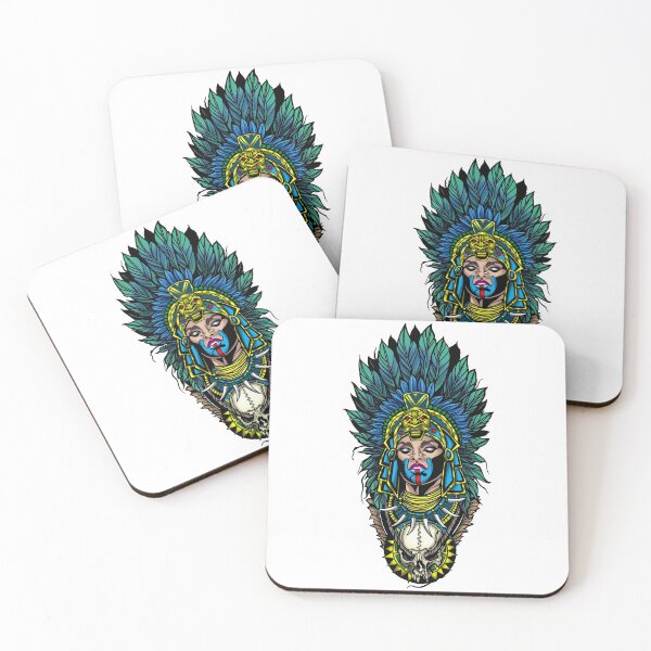 Item preview, Aztec, Mayan, Inca, Native American Female Warrior designed and sold by victoriousangel.