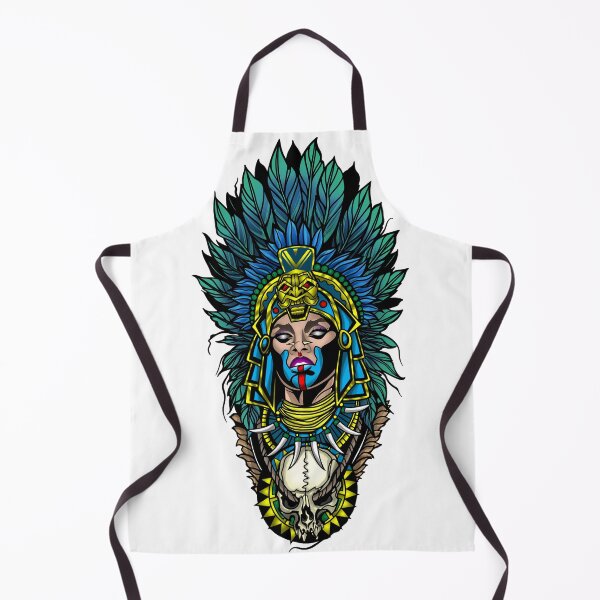 Item preview, Aztec, Mayan, Inca, Native American Female Warrior designed and sold by victoriousangel.