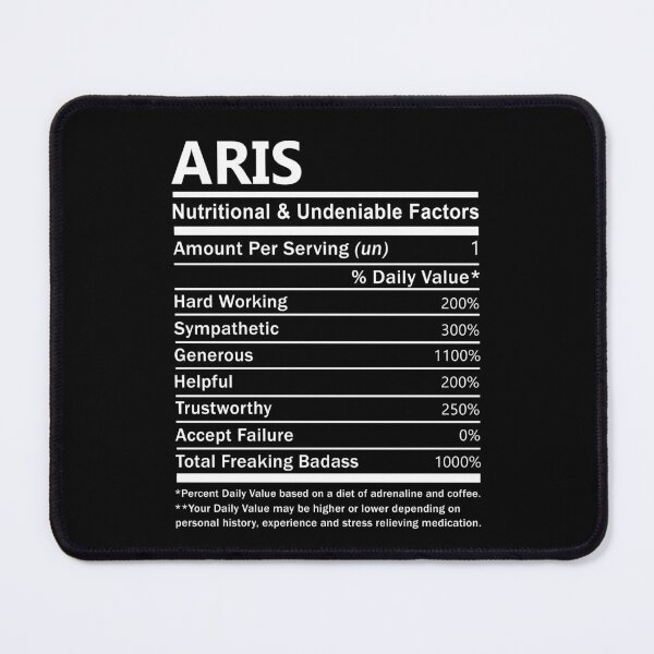 Item preview, Aris Name T Shirt - Aris Nutritional And Undeniable Factors Gift Item Tee designed and sold by hautalachante.