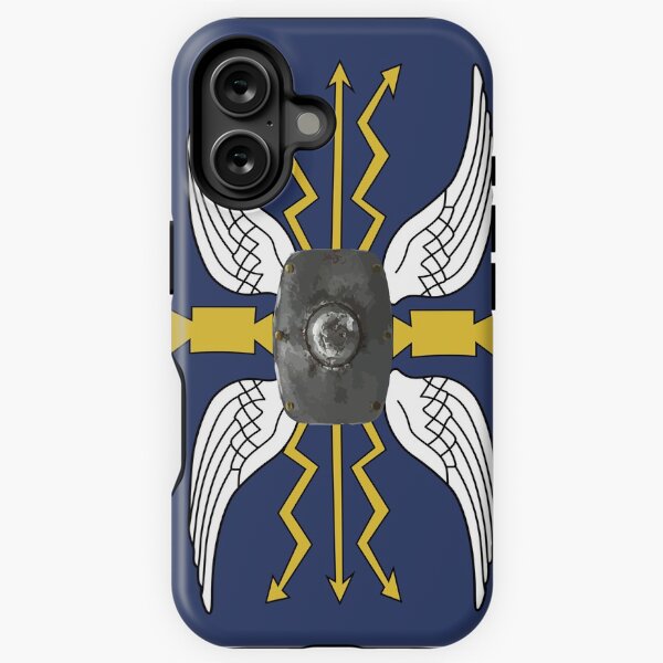 Item preview, Roman Shield Case Cover: Blue  designed and sold by archaeologyart.