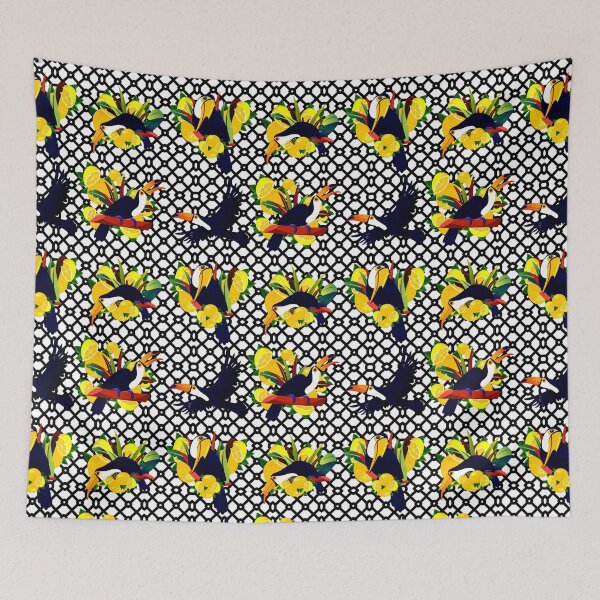 Item preview, Toucan family pattern by Marcia Ribeiro designed and sold by bymarciaribeiro.