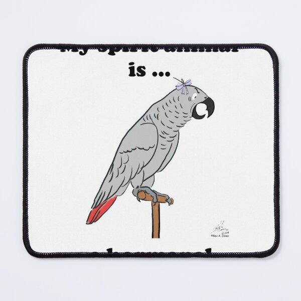 Item preview, My Spirit Animal is a Hormonal Parrot African Grey Woman Classic designed and sold by DonaldGaylord.