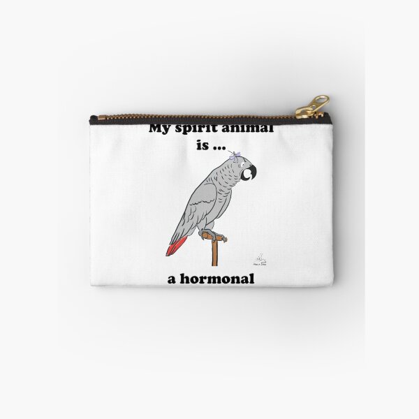 Item preview, My Spirit Animal is a Hormonal Parrot African Grey Woman Classic designed and sold by DonaldGaylord.
