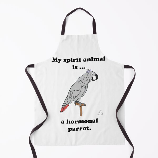 Item preview, My Spirit Animal is a Hormonal Parrot African Grey Woman Classic designed and sold by DonaldGaylord.