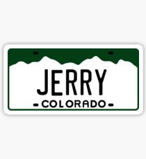 Colorado License Plate - Jerry Edition Sticker