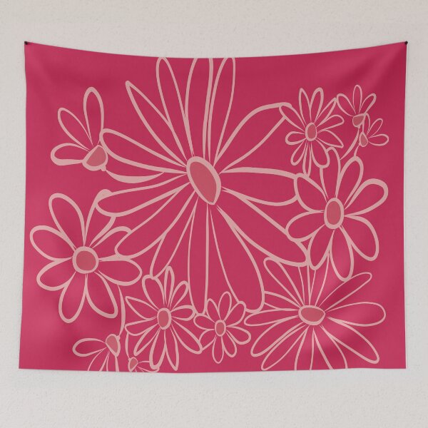 Item preview, Daisy-Daisy, Magenta Daisy designed and sold by Annette Chabidon Studio.