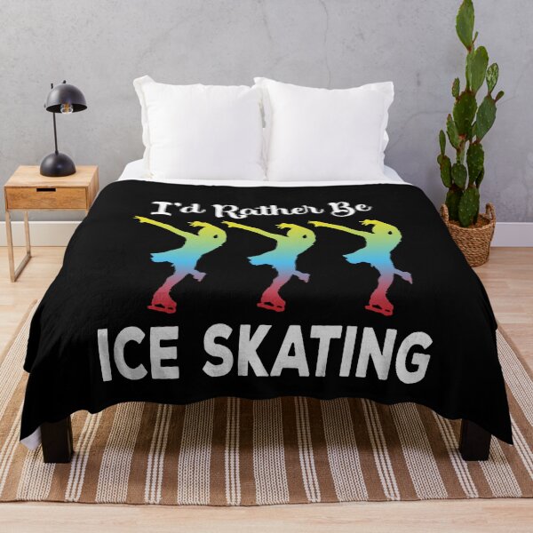 Item preview, I'd Rather Be Ice Skating designed and sold by ZiesMerch.