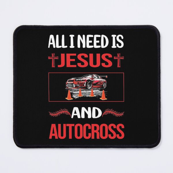 Item preview, Funny Jesus Autocross designed and sold by DougPoulos.