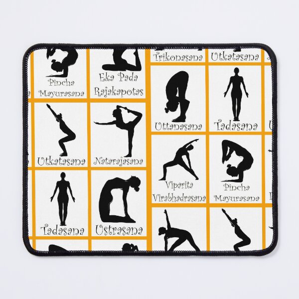 Item preview, Yoga Poses Grid designed and sold by SadSacDesigns.