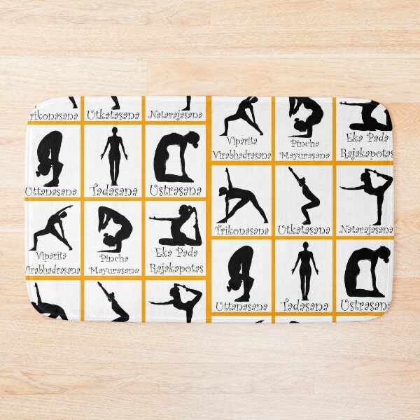 Item preview, Yoga Poses Grid designed and sold by SadSacDesigns.