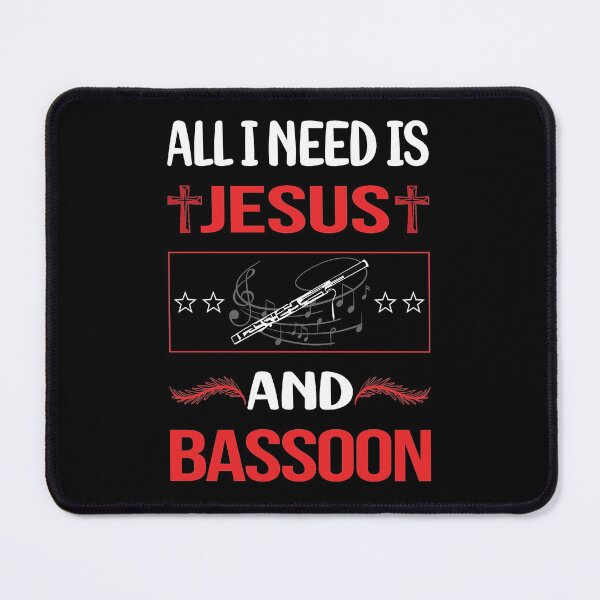 Item preview, Funny Jesus Bassoon Bassoonist designed and sold by DougPoulos.