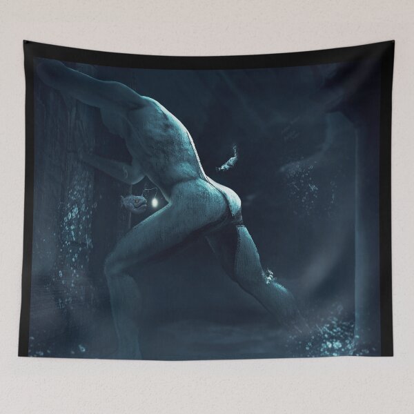Item preview, Underwater Surreal Statue Monument #9- Surrealistic Art designed and sold by MAEffects.