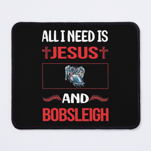 Item preview, Funny Jesus Bobsleigh Bobsled designed and sold by DougPoulos.