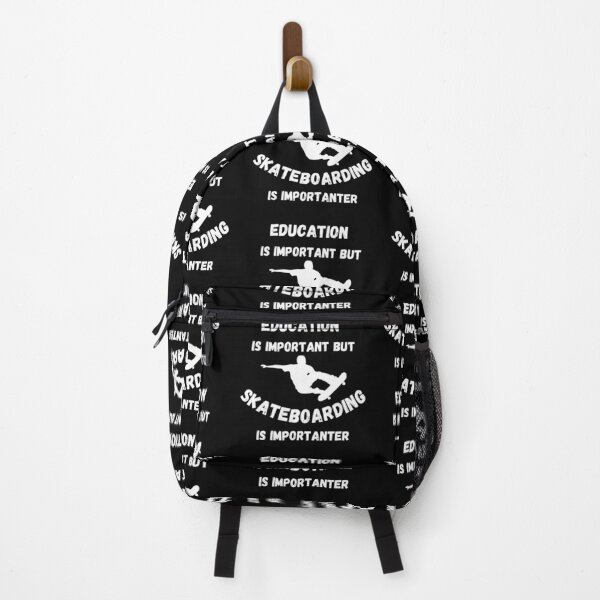 Item preview, Education Is Important But Skateboarding Is Importanter Stunt 2 In Black designed and sold by LuckyKermit.