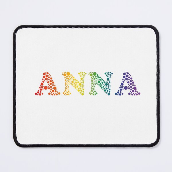 Item preview, Anna name - fun Rainbow Bubbles LGBT pride design designed and sold by NameTheory.