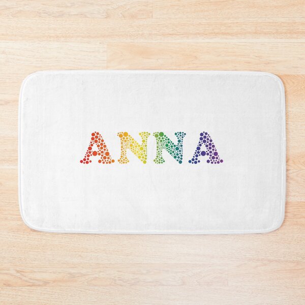 Artikelvorschau, Anna name - fun Rainbow Bubbles LGBT pride design entworfen und verkauft von NameTheory.