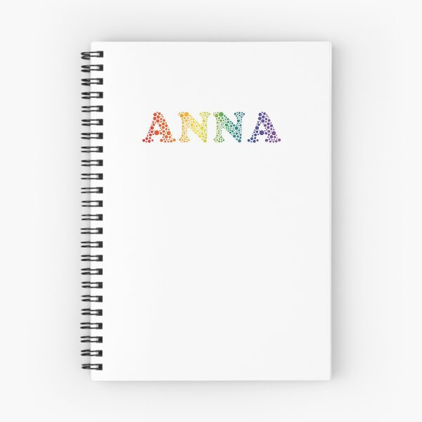 Artikelvorschau, Anna name - fun Rainbow Bubbles LGBT pride design entworfen und verkauft von NameTheory.