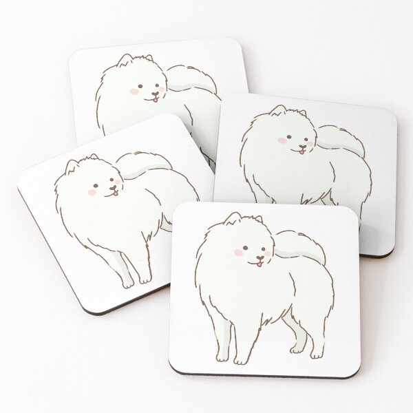 Item preview, Cute samoyed dog smiling designed and sold by Mayarart.