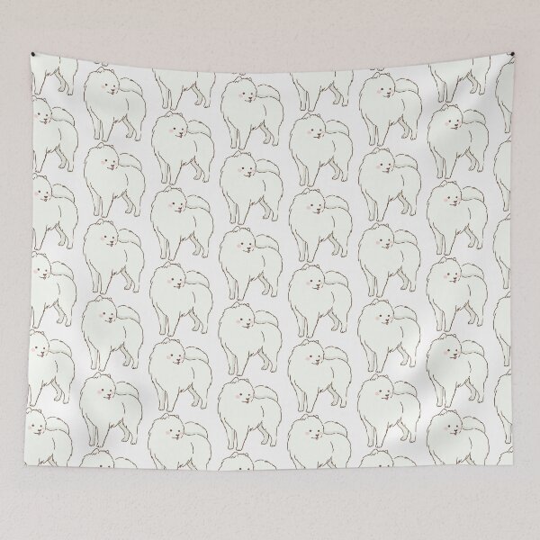 Item preview, Cute samoyed dog smiling designed and sold by Mayarart.