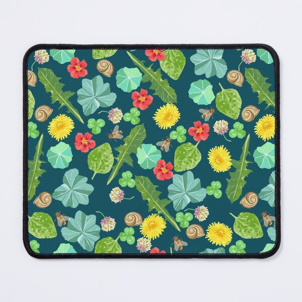 Summer Meadow Pattern Mouse Pad