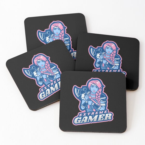 Item preview, Extreme Gamer with Female Warrior holding an Axe designed and sold by PRIVARSHU.