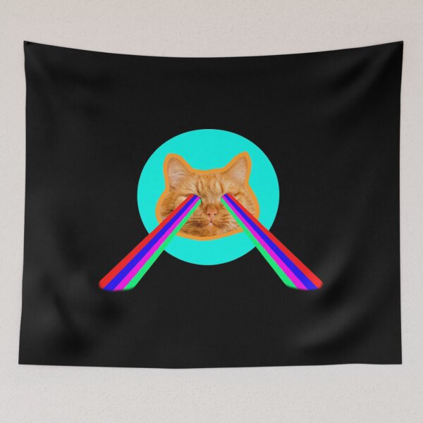 Item preview, Laser Eyes Cat T-ShirtLaser Eyes Cat T-Shirt_ designed and sold by KettyViolet.