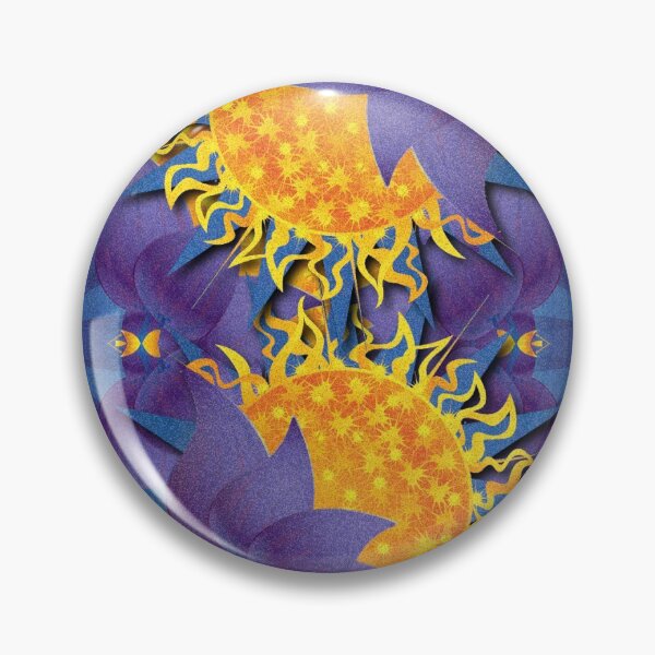 Item preview, Scifi Sunflowers Pattern designed and sold by KenRinkel.