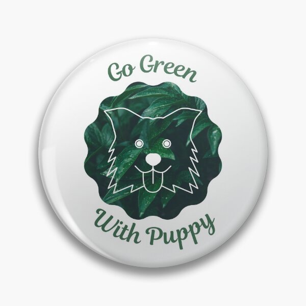 Item preview, Go Green With Puppy designed and sold by kucingmaikan.