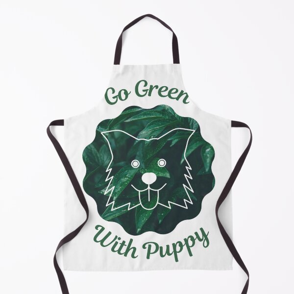 Item preview, Go Green With Puppy designed and sold by kucingmaikan.