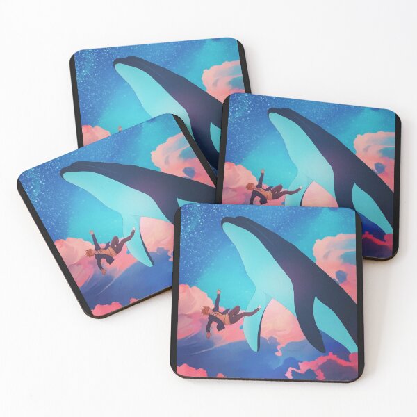 Item preview, flying with blue whale designed and sold by XJESHX.
