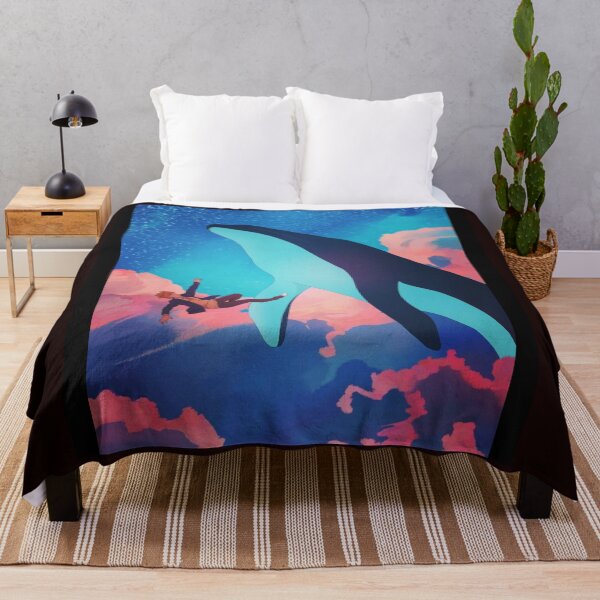 Item preview, flying with blue whale designed and sold by XJESHX.