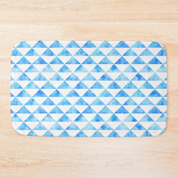 Item preview, Blue Watercolor Triangles designed and sold by Saanis.