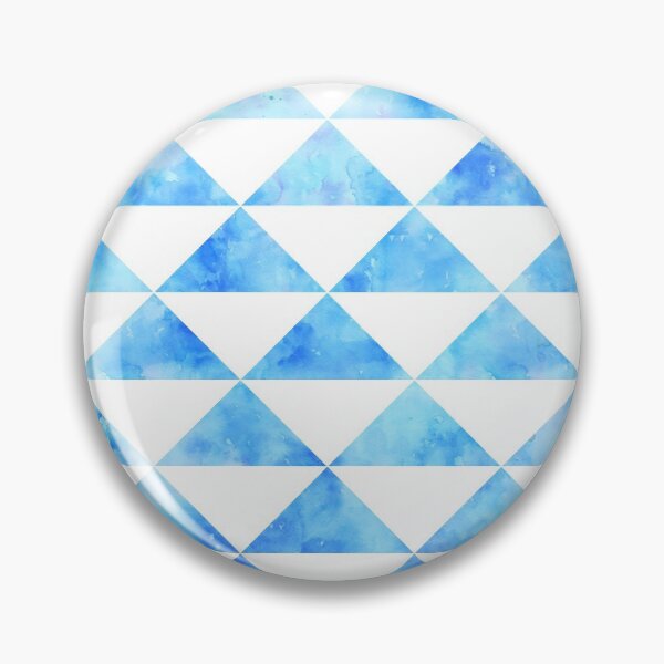 Item preview, Blue Watercolor Triangles designed and sold by Saanis.
