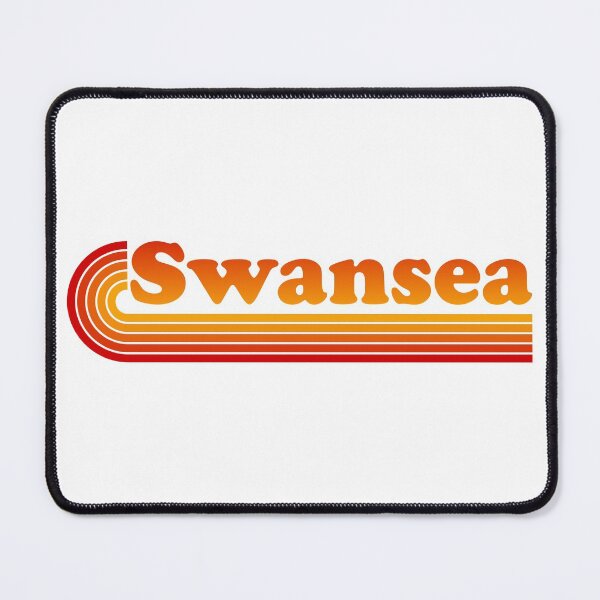 Item preview, Swansea - Retro design (orange) designed and sold by SwnCreations.