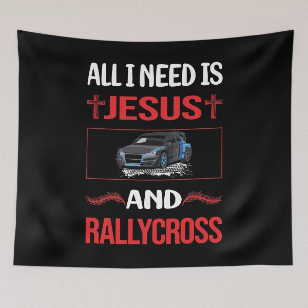 Item preview, Funny Jesus Rallycross designed and sold by FifineCroteau.