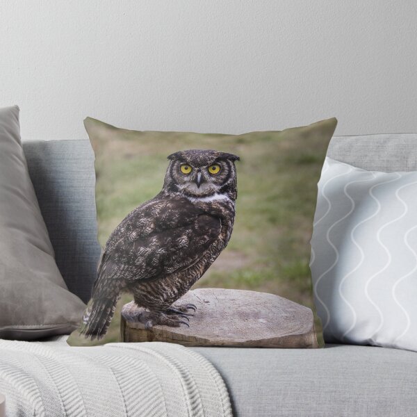 Item preview, The Stare of A Great Horned Owl designed and sold by Marie  Cardona.