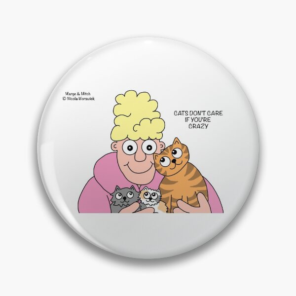 Item preview, Cats don’t care if you’re crazy designed and sold by Scat the cat.