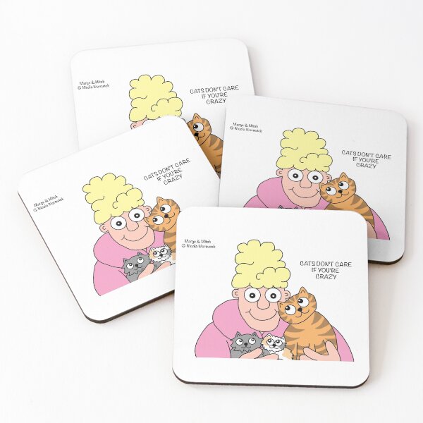 Item preview, Cats don’t care if you’re crazy designed and sold by Scat the cat.