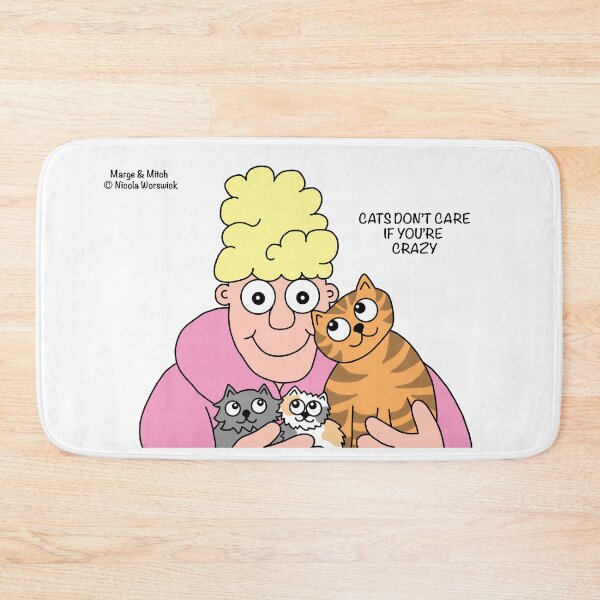 Item preview, Cats don’t care if you’re crazy designed and sold by Scat the cat.