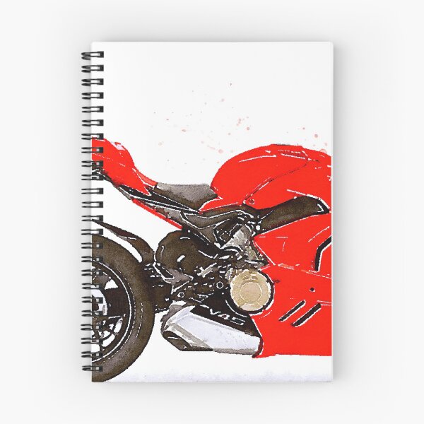 Item preview, Watercolor Sport Motorcycle Panigale V4S 2022 - original artwork by Vart. designed and sold by vartstudio.