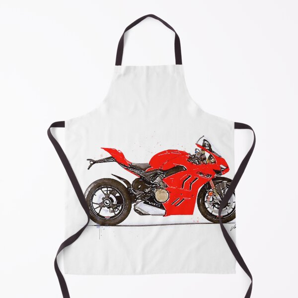 Item preview, Watercolor Sport Motorcycle Panigale V4S 2022 - original artwork by Vart. designed and sold by vartstudio.