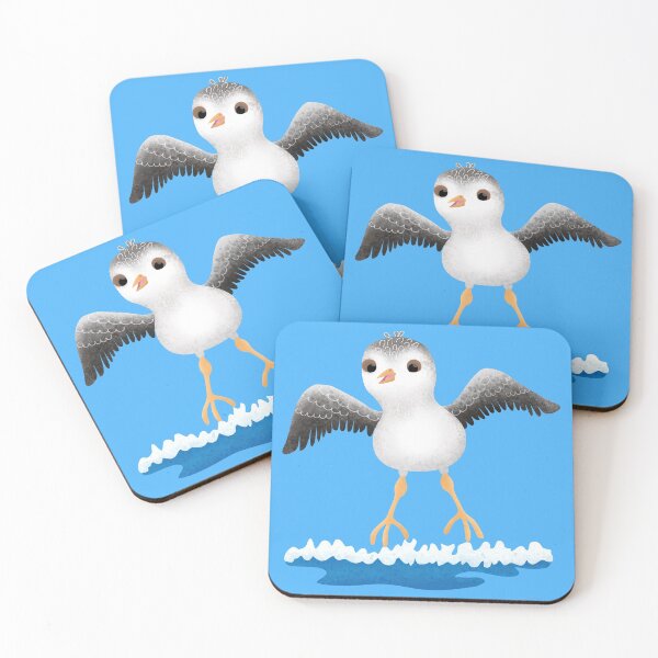 Item preview, Cute baby sandpiper cartoon illustration designed and sold by FrogFactory.