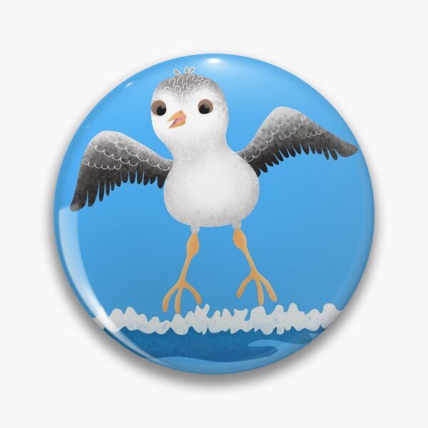 Item preview, Cute baby sandpiper cartoon illustration designed and sold by FrogFactory.