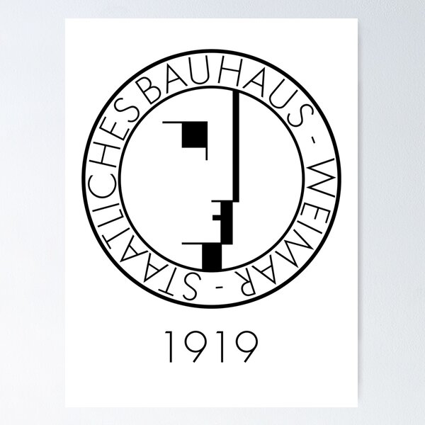 Item preview, Bauhaus 1919 Negro designed and sold by createdezign.