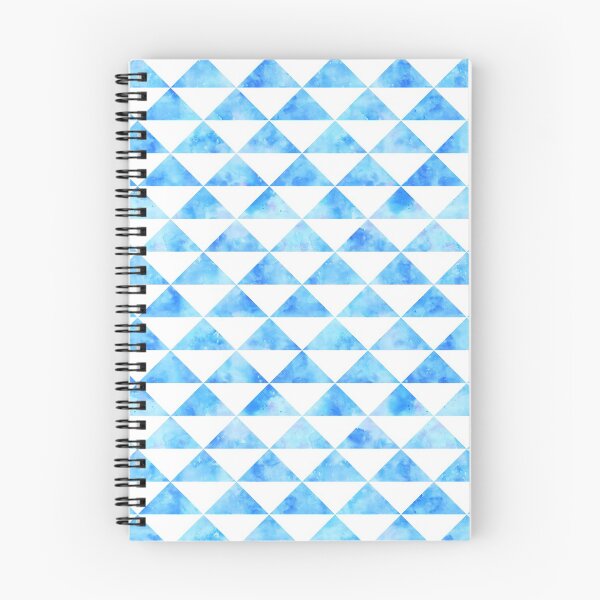 Item preview, Blue Watercolor Triangles designed and sold by Saanis.