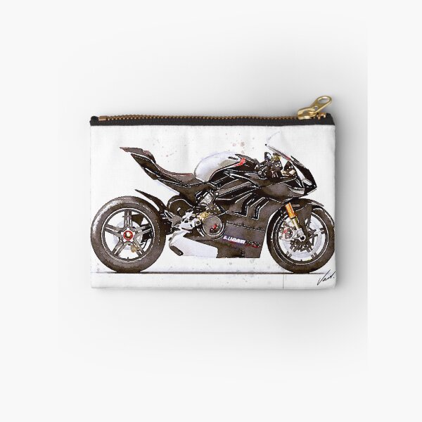 Item preview, Watercolor Sport Motorcycle Panigale V4SP 2022 - original watercolor by Vart. designed and sold by vartstudio.