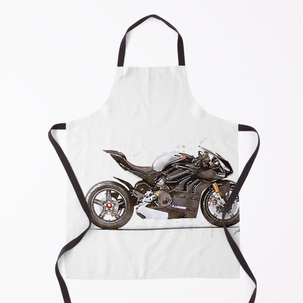 Item preview, Watercolor Sport Motorcycle Panigale V4SP 2022 - original watercolor by Vart. designed and sold by vartstudio.