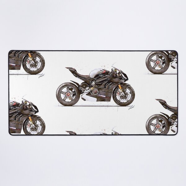 Item preview, Watercolor Sport Motorcycle Panigale V4SP 2022 - original watercolor by Vart. designed and sold by vartstudio.