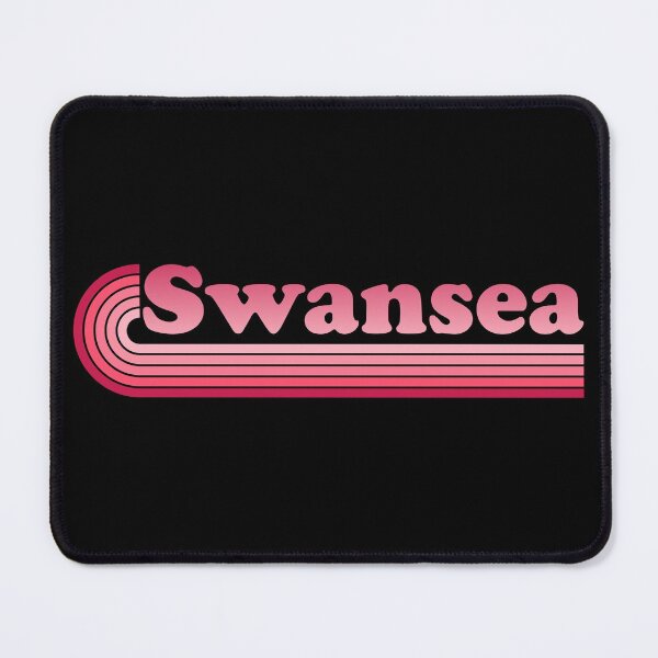 Item preview, Swansea - Retro design (pink) designed and sold by SwnCreations.