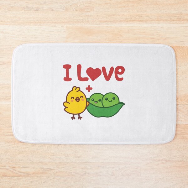 Item preview, I Love Chickpeas Kawaii Chickpea Hummus designed and sold by jaygo.